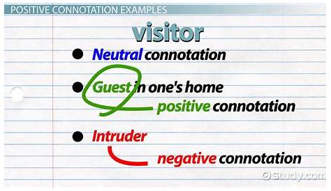 What is Positive Connotation? - Definition & Examples - Video & Lesson