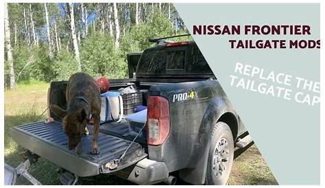 How to change the stock tailgate cap on a Nissan Frontier - YouTube