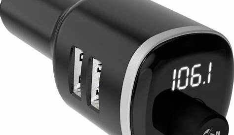 Scosche BTFreq FM Transmitter for Most Bluetooth-Enabled Devices Black