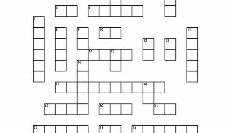 prepositions crossword puzzle