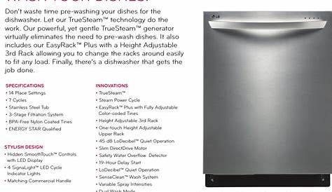 lg dishwasher ldf7811st manual
