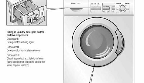 bosch washer 500 series manual