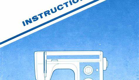 Jean White Machine Manual | White sewing machine, Sewing machine