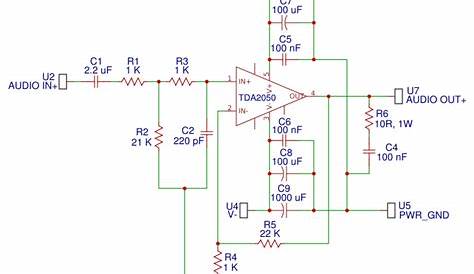 Tda2050 Bridge Amplifier Circuit Diagram : How To Design And Build An