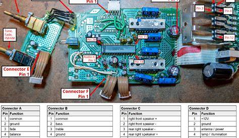 Repairing and Adding Bluetooth to an 80’s – 90’s AC Delco Radio – PCB