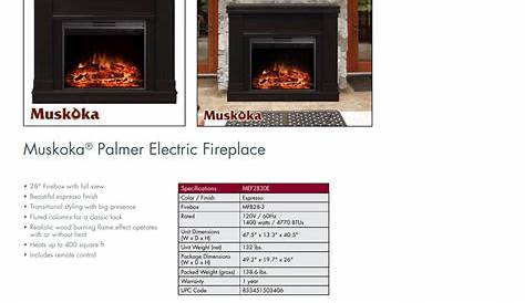 Carlington Electric Fireplace Manual
