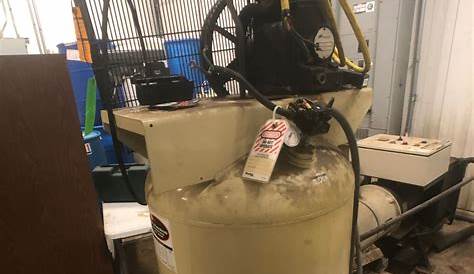 Ingersol Rand 5-HP Air Compressor, Model TS4N5, S/N CBV181006, 175 PSI