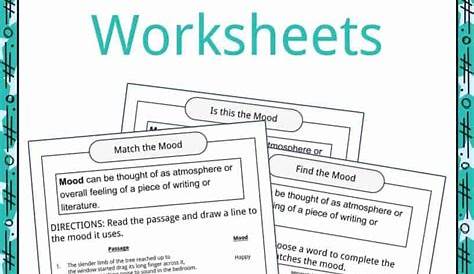 Mood Definition And Worksheets Kidskonnect — db-excel.com