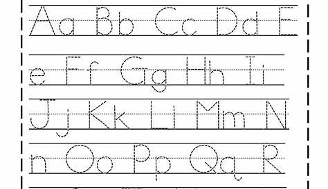 Free Printable Abc Tracing Worksheets #2 | Alphabet worksheets free