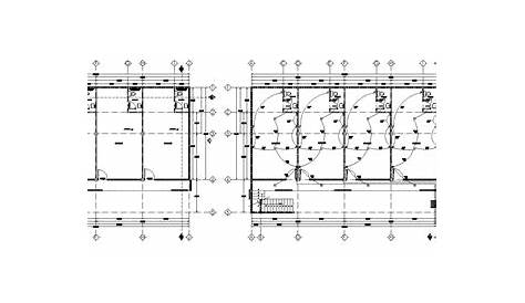 Electrical layout of a retail store in dwg file - Cadbull