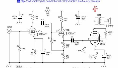 kt88 single ended amplifier schematic
