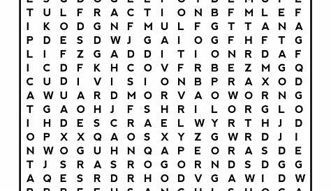 Word Search Worksheets for Brain Activity | Activity Shelter