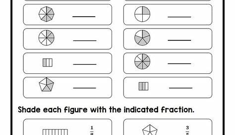 fractions worksheet grade 3
