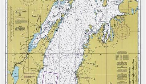 Lake Michigan Nautical Chart Charts Maps - Bank2home.com
