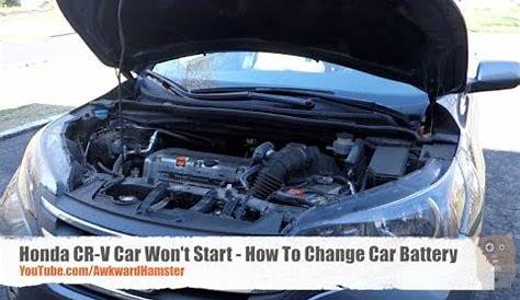 Honda CR-V Car Won't Start - How To Change Car Battery | Honda cr, Car