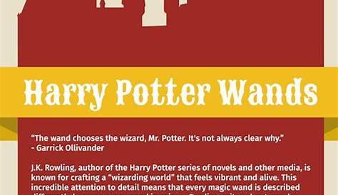 harry potter wand chart