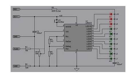 VU METER 10 LED CIRCUIT SCHEMATIC DIAGRAM | Wiring Diagram