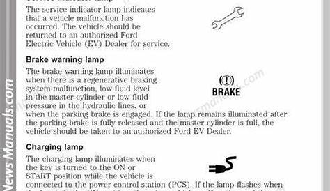 ford ranger owners manual pdf