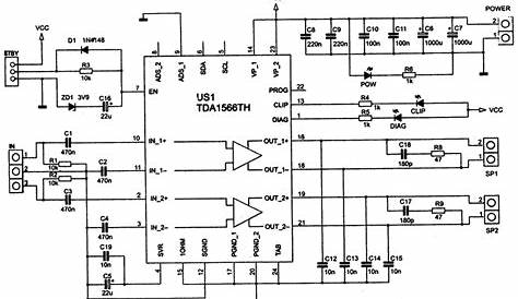 TDA1566 Car Audio Power Ampliﬁer - Another Electronics Circuit