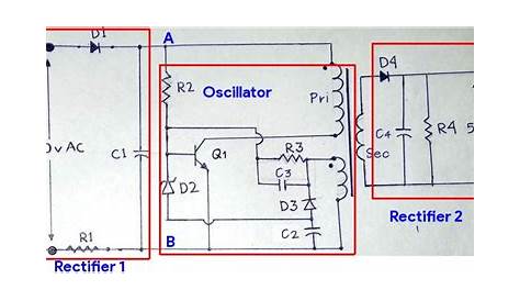 Mobile charger circuit diagram, 100-220V AC – Circuits DIY