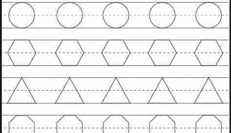 preschool tracing worksheets