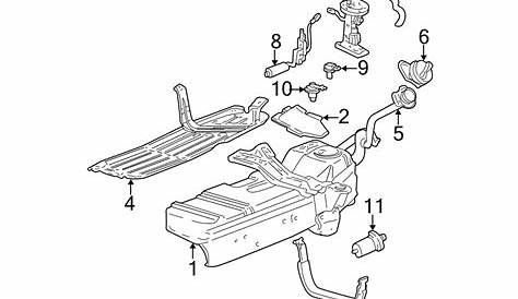 Ford Explorer Sport Trac Filler pipe. Fuel filler neck. Pipe - fuel