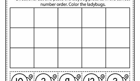 Teach child how to read: Spring Color Cut And Paste Worksheets For