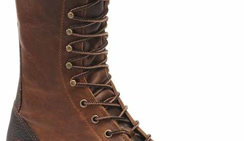 Double H Boot 10 Inch Packer Steel Toe in Brown - Double H Boot Mens