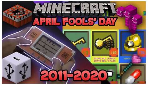 what was the april fools update for minecraft 2023
