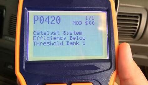What Should You Do When P0420 Code Display On OBD2 Scanner? - Land Of