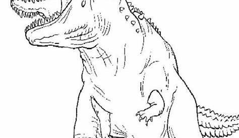 t rex printable coloring pages