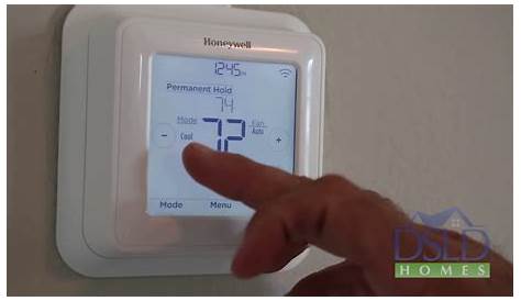 how to program honeywell thermostat t6