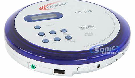 califone cd102 cd player user manual