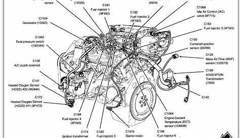 diagram of a 3 0 v6 engine