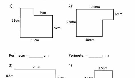 math area and perimeter worksheets