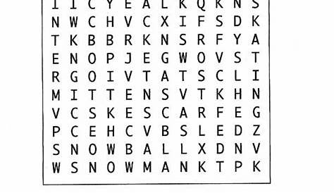 Easy Word Search Puzzles | Activity Shelter