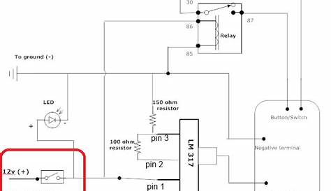 garage door remote control circuit diagram