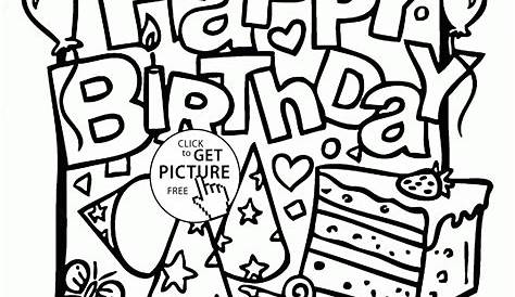printable birthday pages