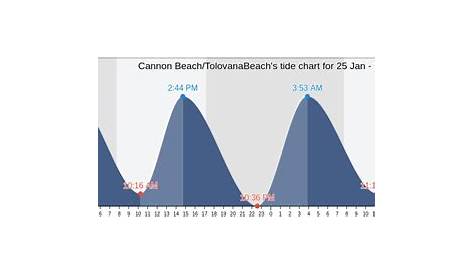 Cannon Beach/TolovanaBeach's Tide Charts, Tides for Fishing, High Tide