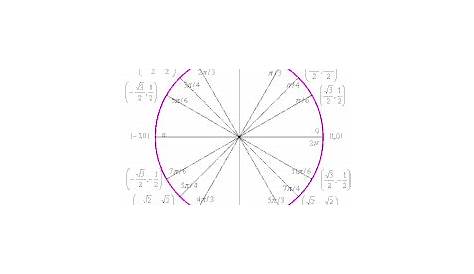 unit circle trigonometry worksheets