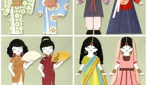 China girls Diy Paper, Handmade Paper, Paper Art, Paper Crafts, Free
