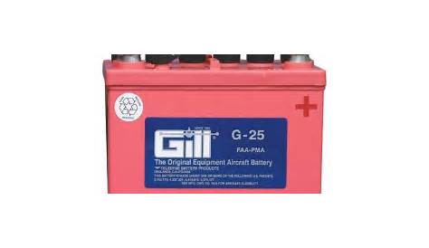 PSA Enterprises :: Batteries :: Aircraft :: Gill :: Battery, Gill 12 Volt