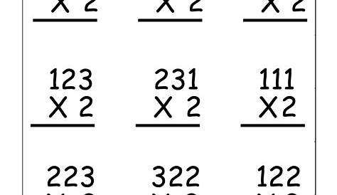 Multiplication Worksheets No Regrouping | PrintableMultiplication.com