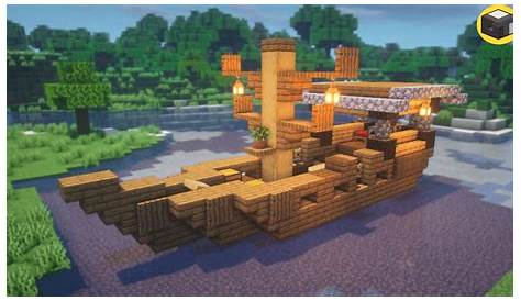Minecraft: How to Build a Boat House 🌊⛵ | Minecraft Boat Tutorial - YouTube