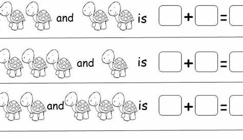 printable math worksheets for kindergarten addition and subtraction