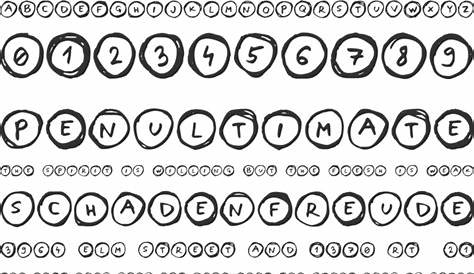 Letters in Circles Font Family : Download Free for Desktop & Webfont