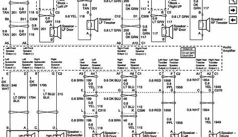 2022 silverado speaker wiring diagram