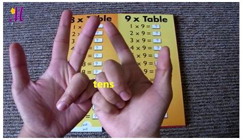 Easy trick for 5 to 10 times tables on your fingers - YouTube