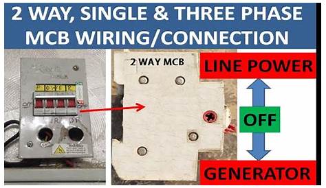 Double Pole Mcb Wiring Diagram : 2 Pole Mcb Schneider Electric India
