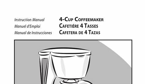 MR. COFFEE 158306 INSTRUCTION MANUAL Pdf Download | ManualsLib